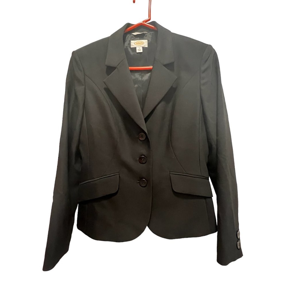 Talbots size 4 black blazer jacket